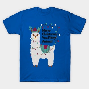 Merry Christmas You Filthy Animal T-Shirt